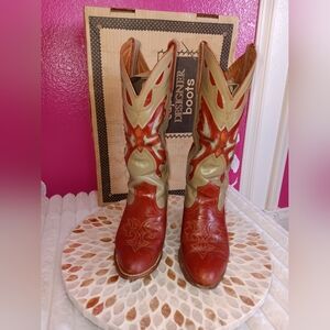 Miss Capezio Vintage Designer Cowgirl BOOTS Size 8 1/2
